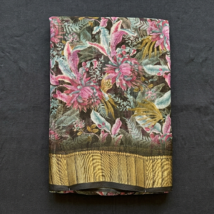 Crush Gorgette Tissue Saree