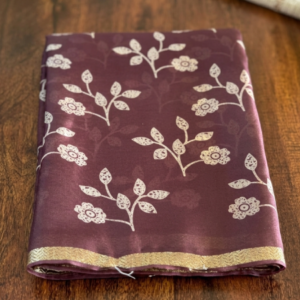 Crepe Fabric Gorgette Sarees