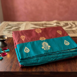 Semi Zari Gadwal Saree